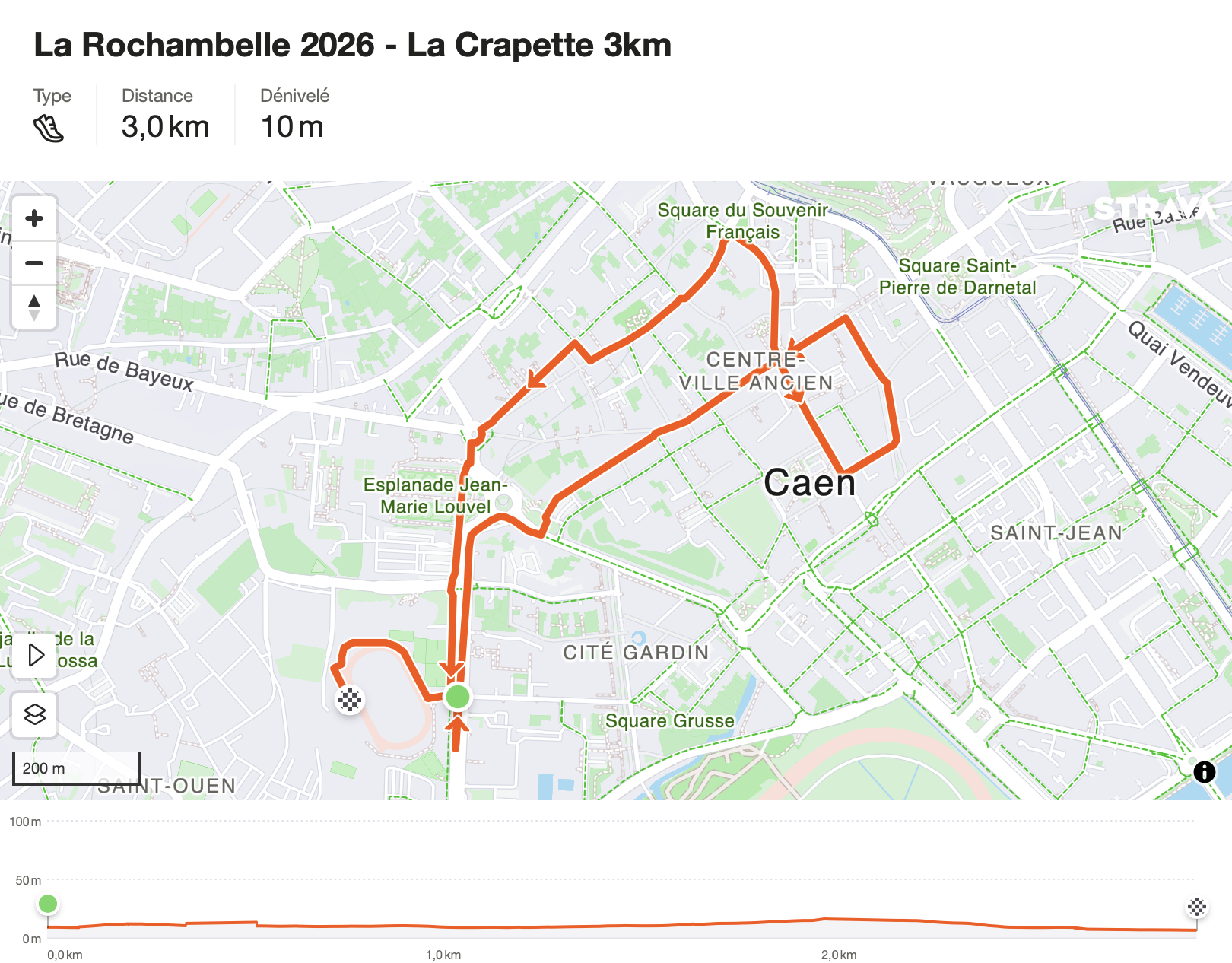 Parcours 1 de La Rochambelle