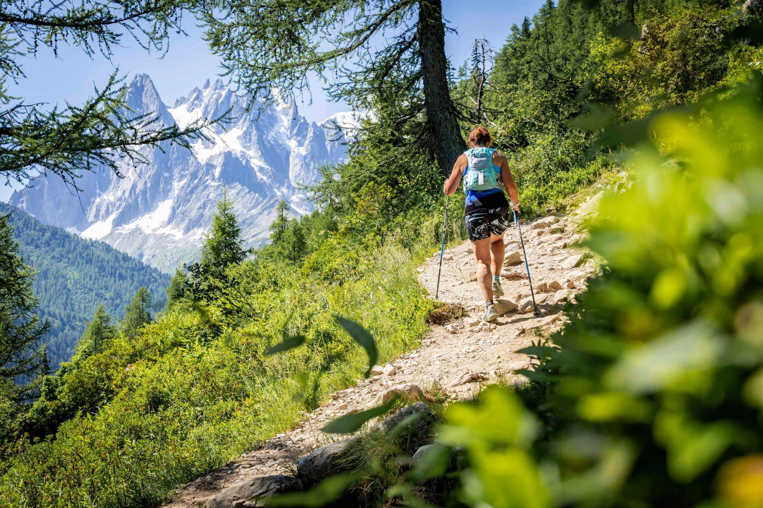 Coureurs sur le 23km du Mont-Blanc