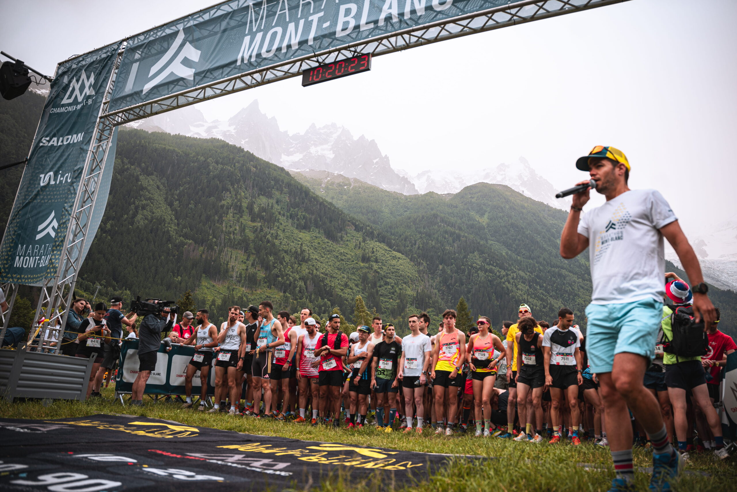 Ambiance course sur le 10km du Mont-Blanc