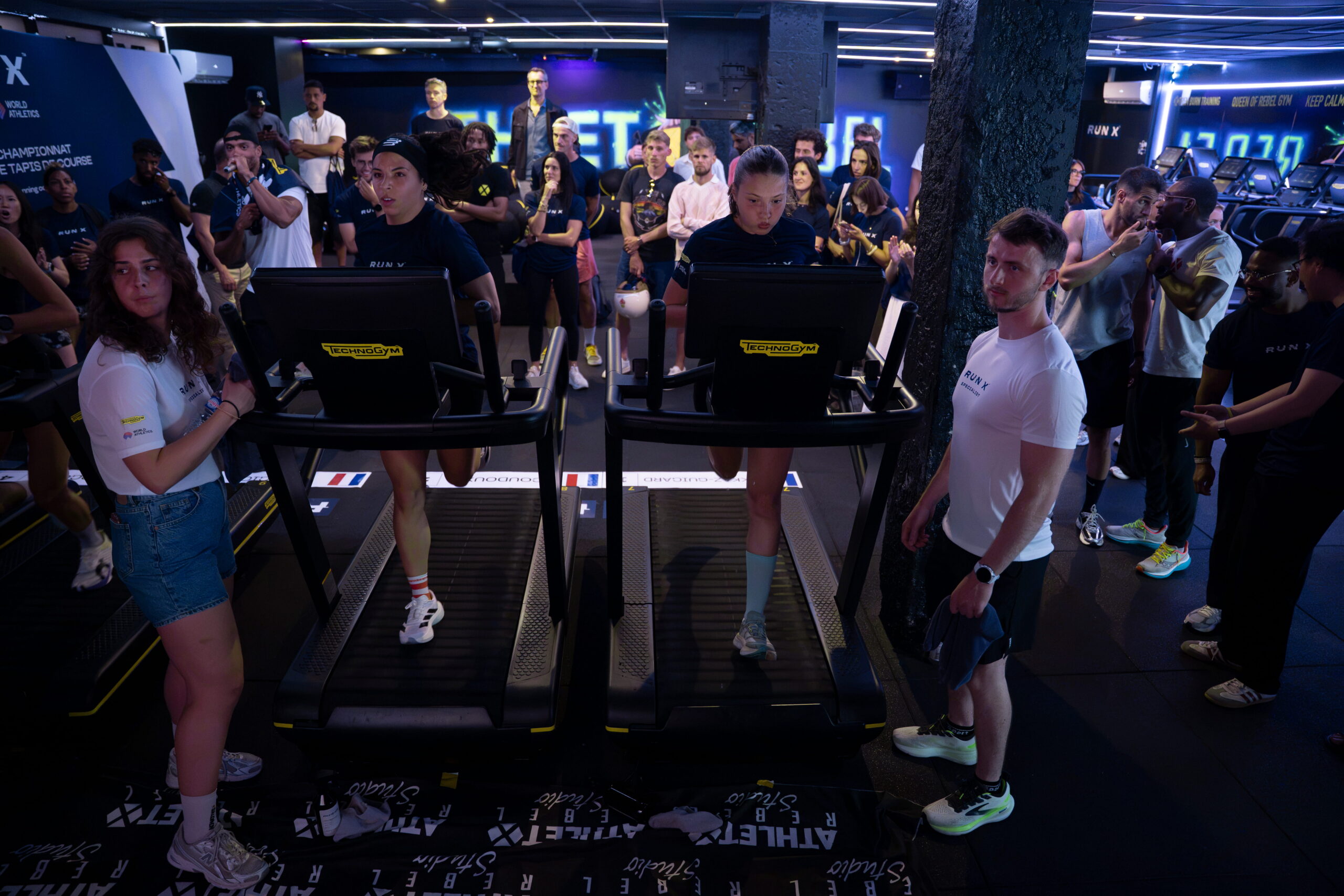 Tapis Technogym, événement RUN X, running