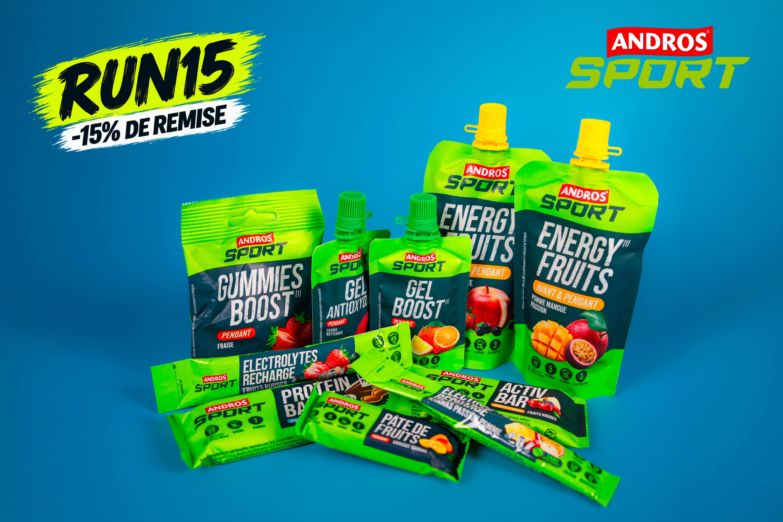Andros Sport - Code RUN15 - 15% de remise